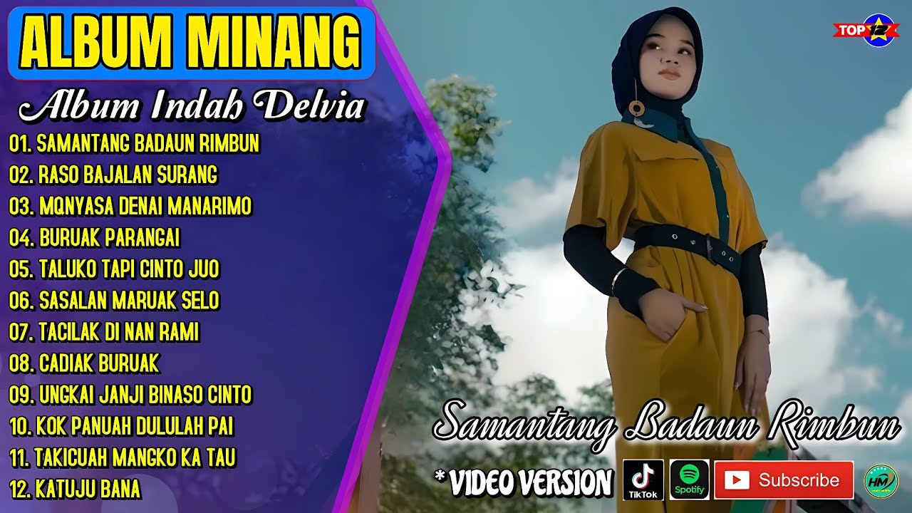 Album Indah Delvia || SAMANTANG BADAUN RIMBUN - KATUJU BANA - Lagu Minang Terbaru 2025 Viral Tiktok