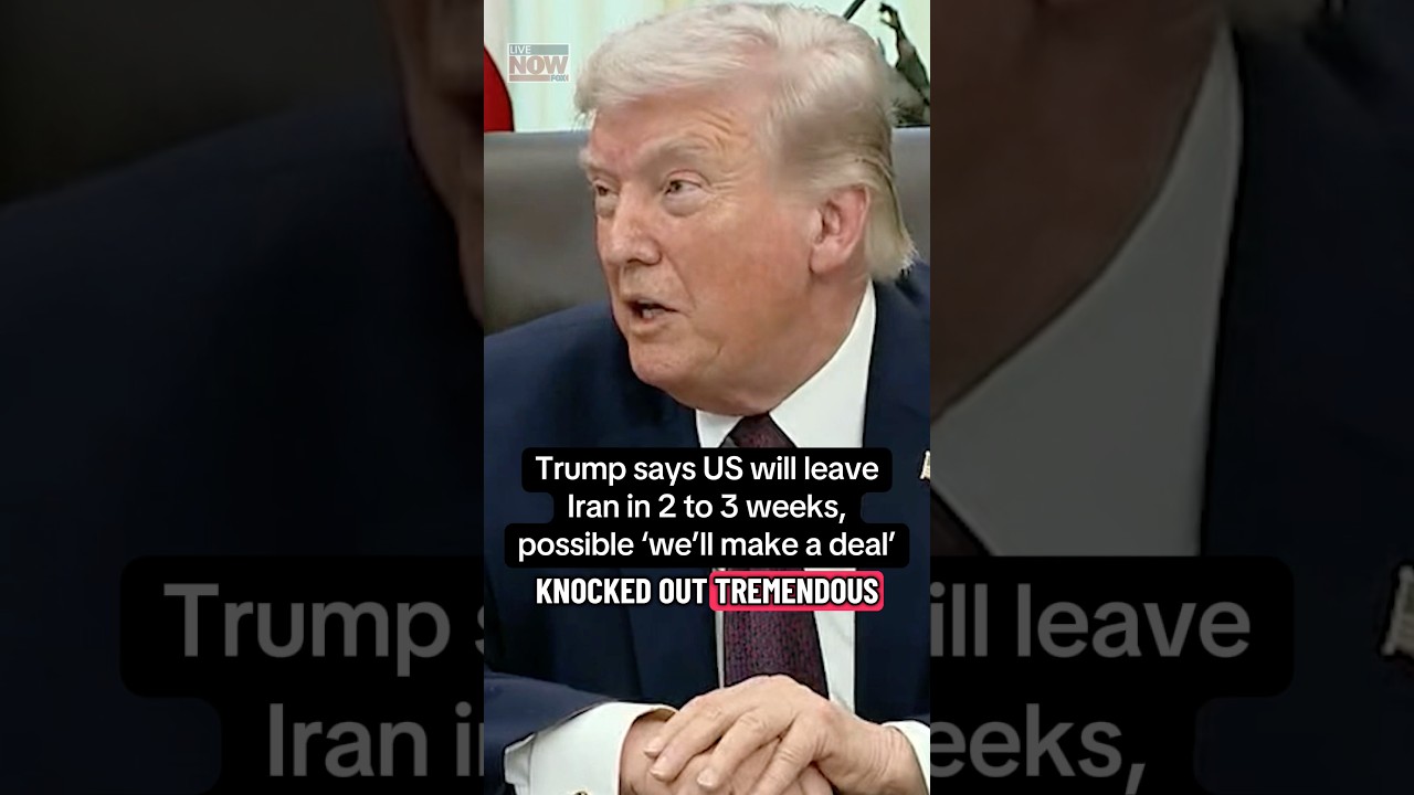 Trump talks Iran war timeline