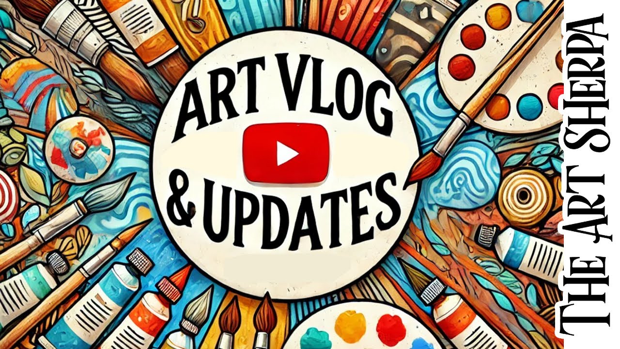 Art Vlog check in What happened to IRELAND  and Facebook hacking Update  The Art Sherpa Nov 2024
