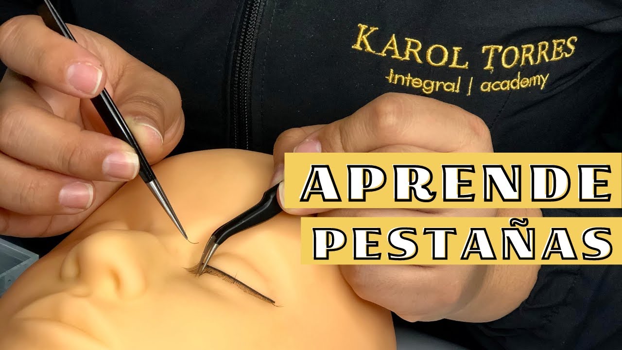 Materiales y APLICACION DE PESTAÑAS DESDE 0 curso pestañas pelo a pelo