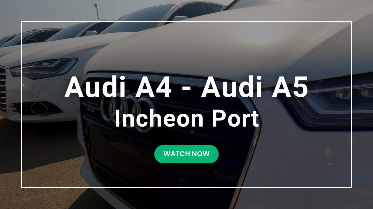 Incheon Port - Audi A4 & Audi a6