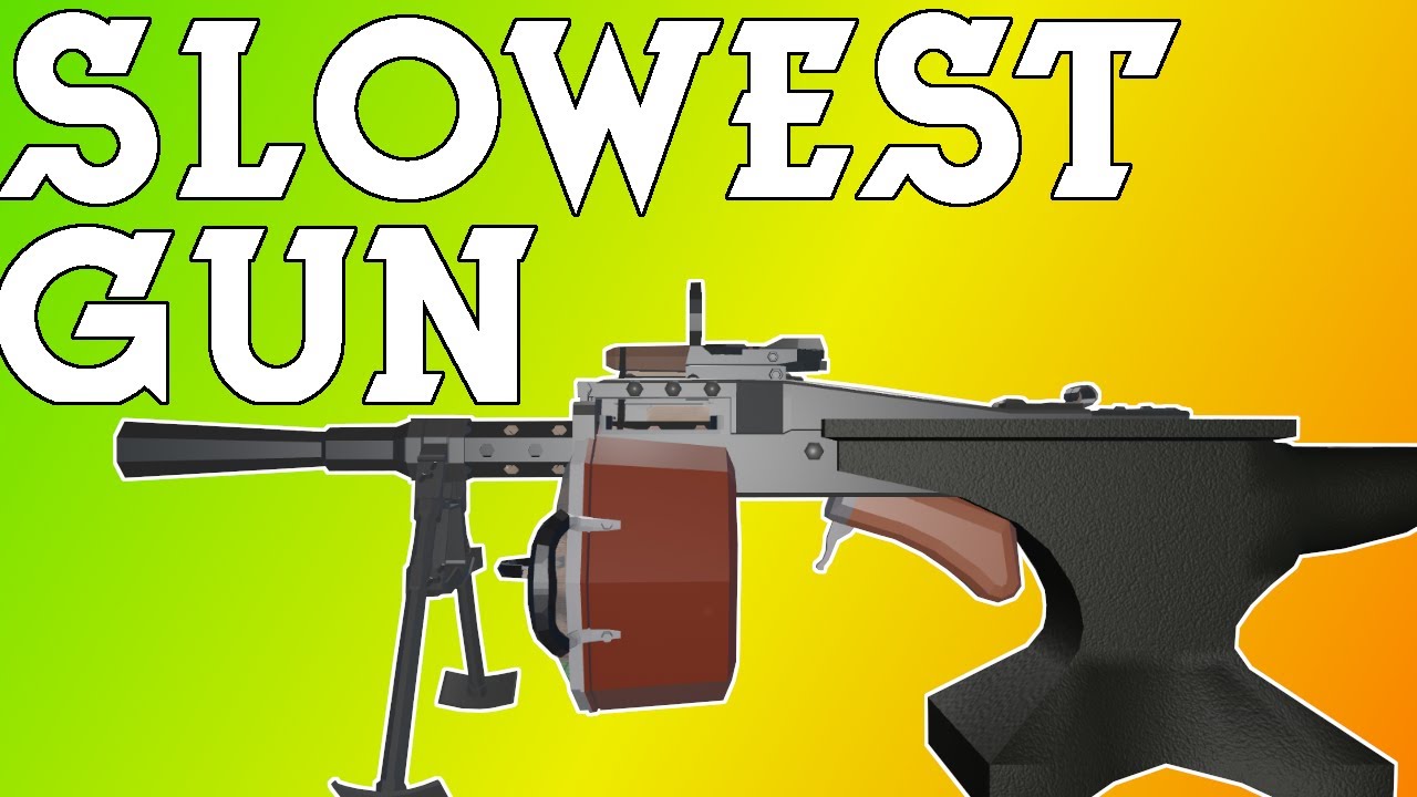 The Slowest Build In Weird Gun Game