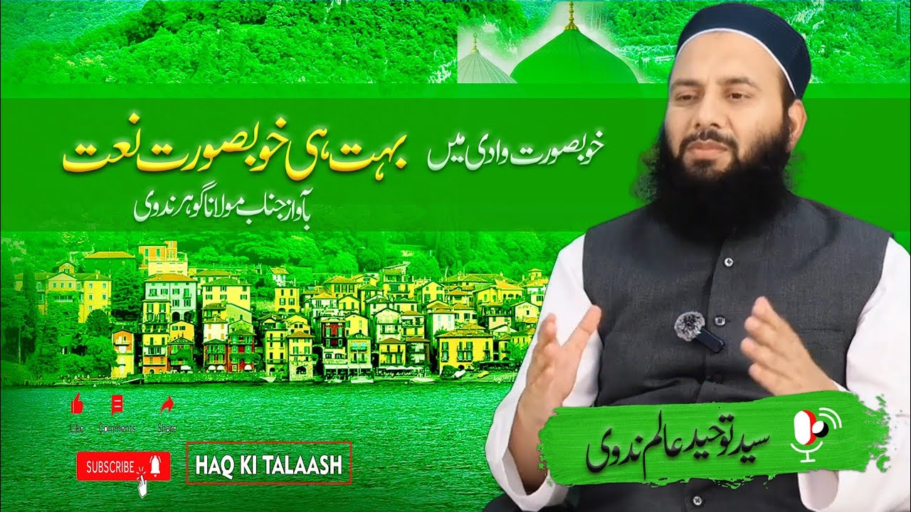 Kashmir ki vadi me khubsurat ashaar by haq ki talaash ( Maulana gohar nadwi)