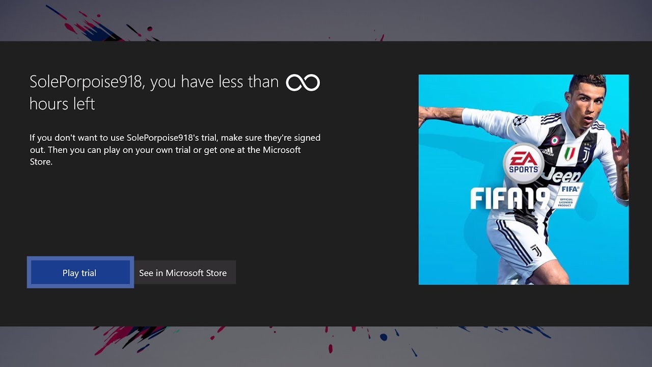 HOW TO DO THE EA ACCESS GLITCH IF YOUR HOURS RUN OUT!