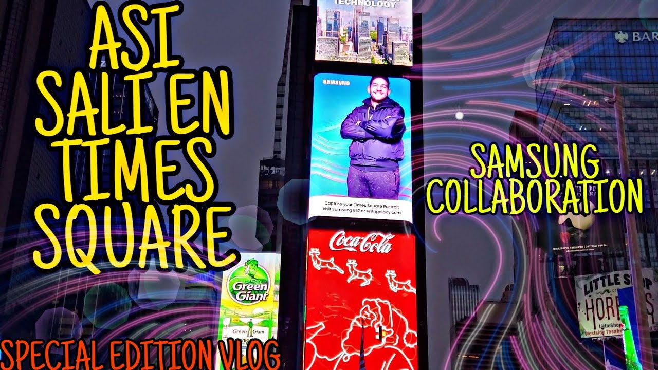 💥Así salí en el BILLBOARD de TIMES SQUARE 