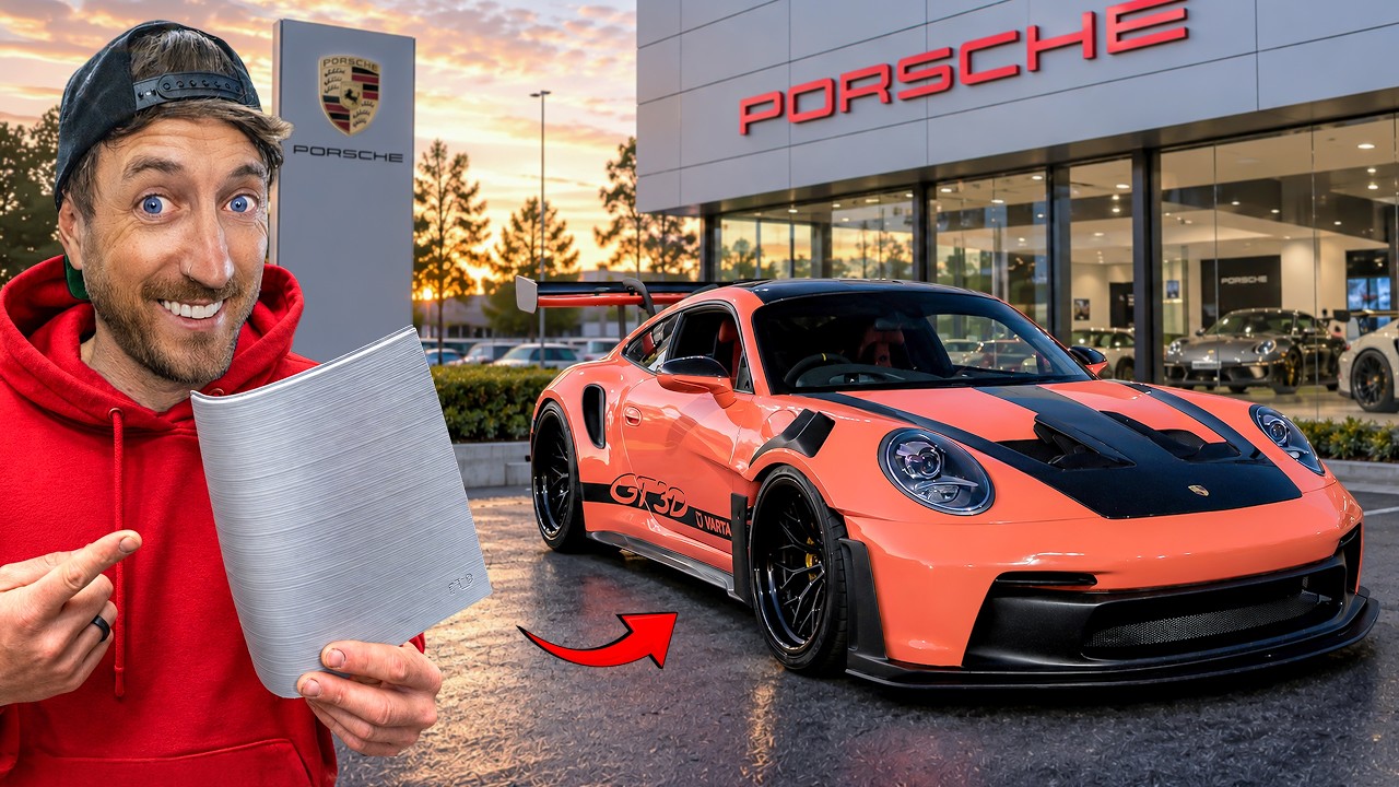 Я напечатал на 3D-принтере Porsche 911 GT3 RS стоимостью $750 000