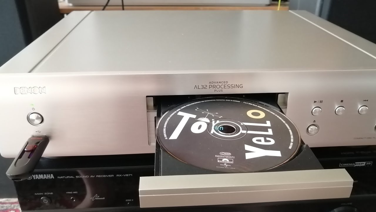 Denon DCD-900NE Видео работы перед отправкой покупателю. 