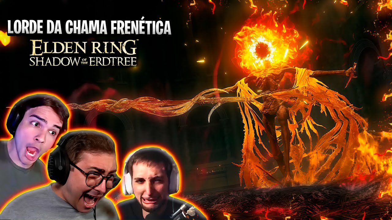 ESSE BOSS FOI INSANO - STREAMERS VS MIDRA LORDE DA CHAMA FRENETICA ELDEN RING SHADOW OF THE ERDTREE