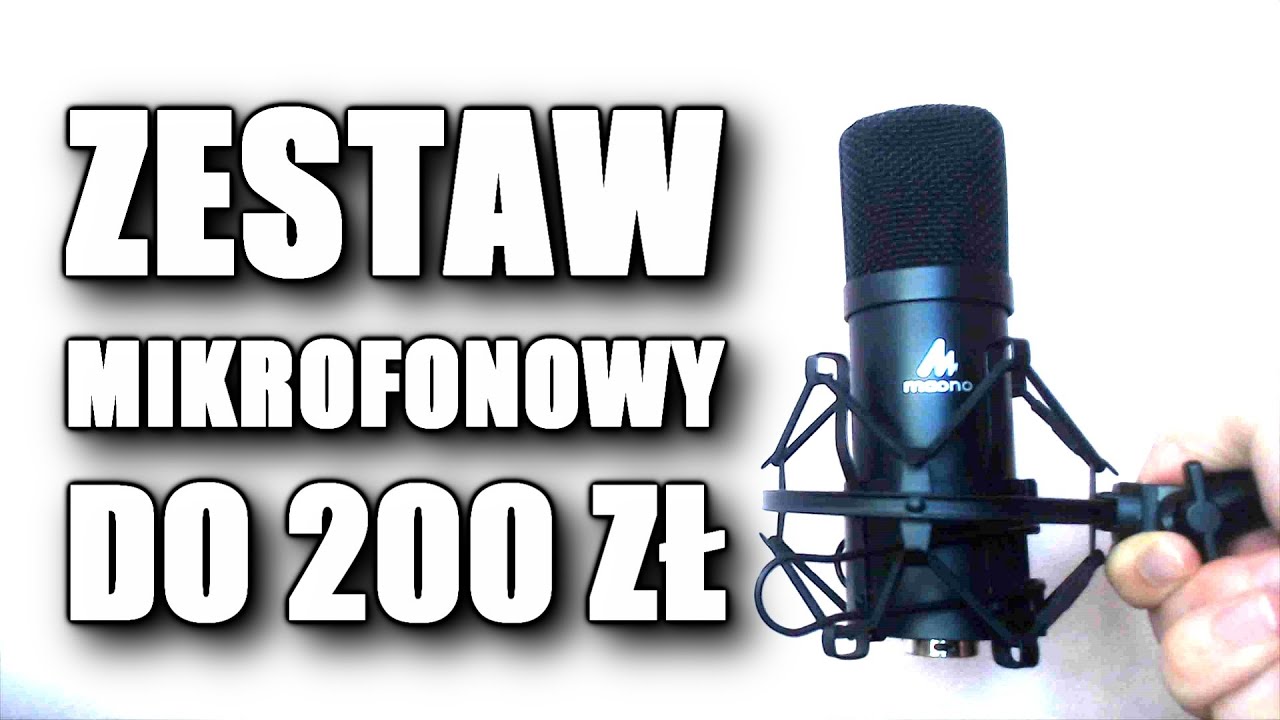 NAJLEPSZY MIKROFON DO 200 ZŁ! | Maono AU-A04 | Unboxing/Test/Recenzja