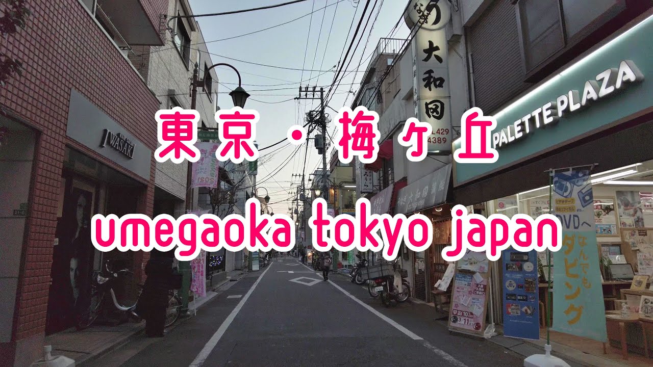 東京散歩動画 世田谷区 梅ヶ丘Tokyo Cityscape Walk in Umegaoka FHD 1080p