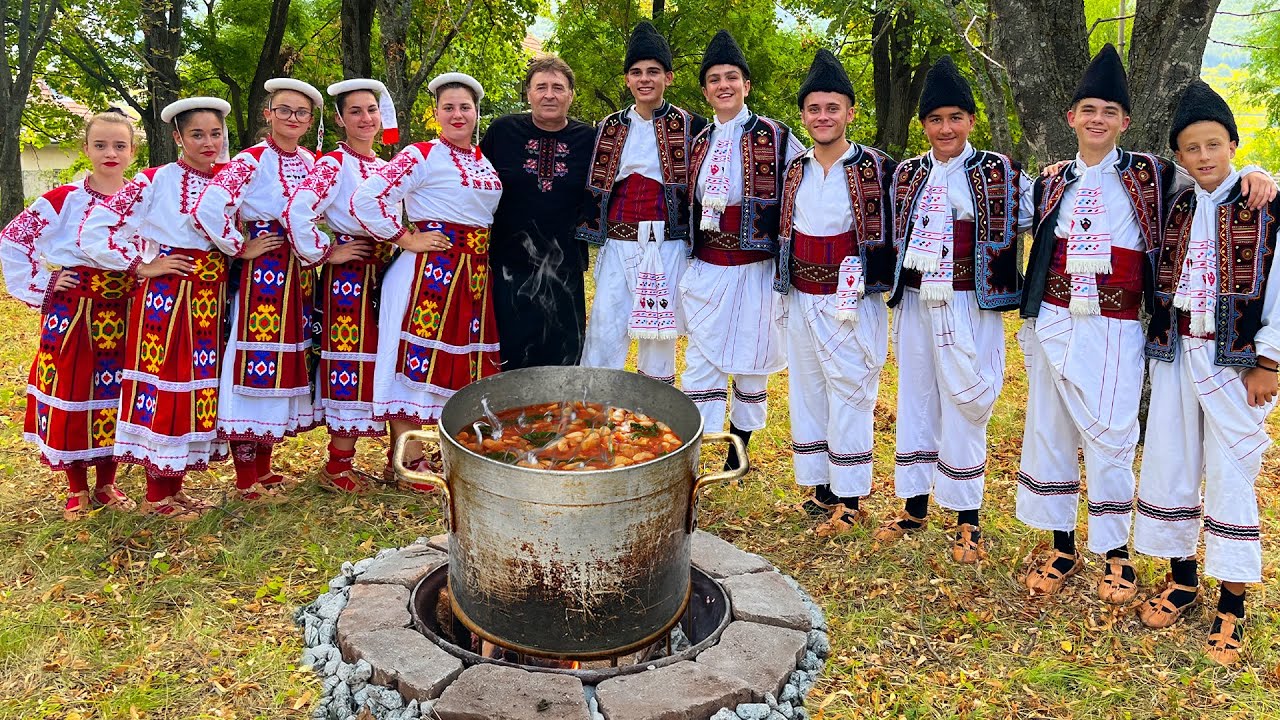 I Made a Feast in My Bulgarian Village Gorna Beshovitsa | Lamb Soup, Bean Stew, Pork Shanks & Grill