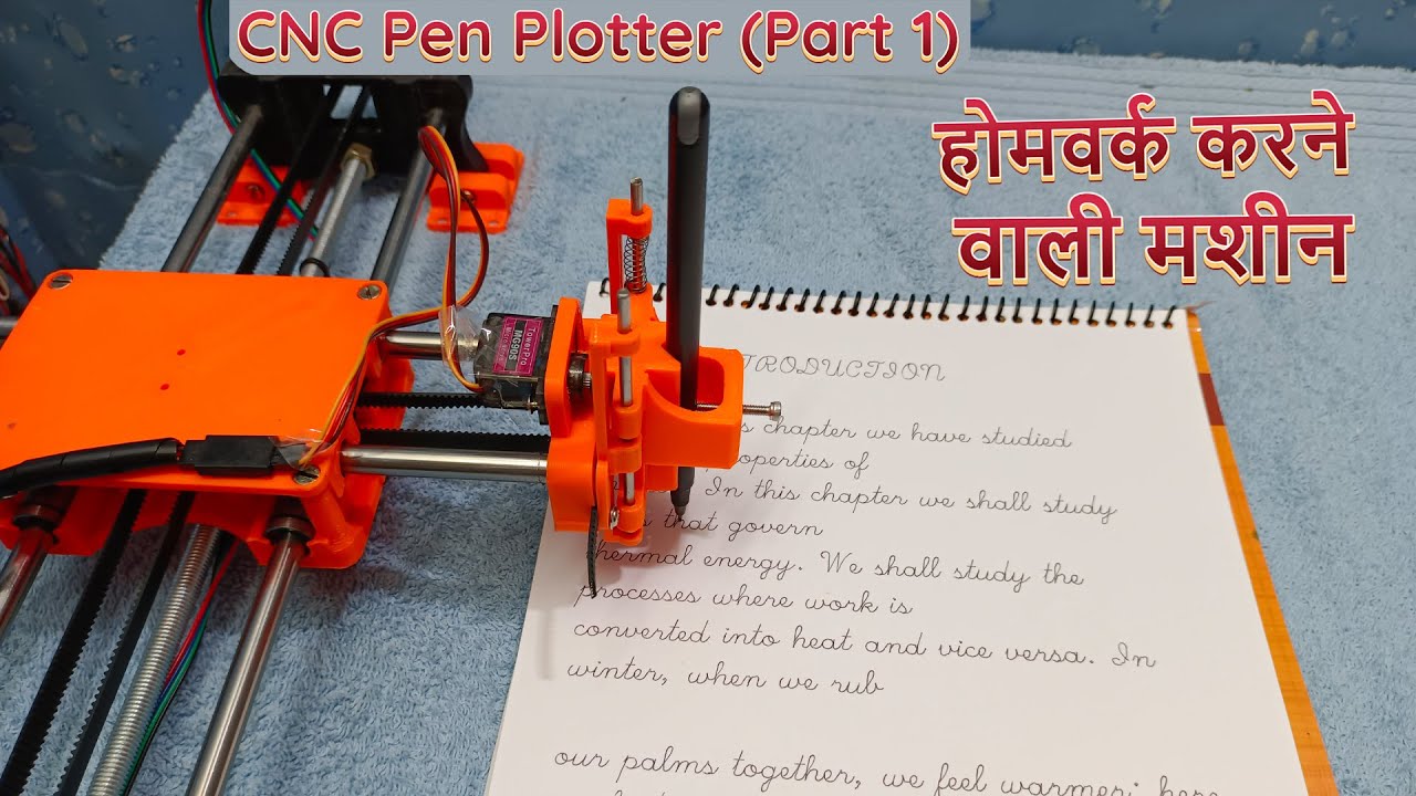 CNC  Pen Plotter Part 1 | Drawing & Writing Machine | Assembling Video| ElectroCSE