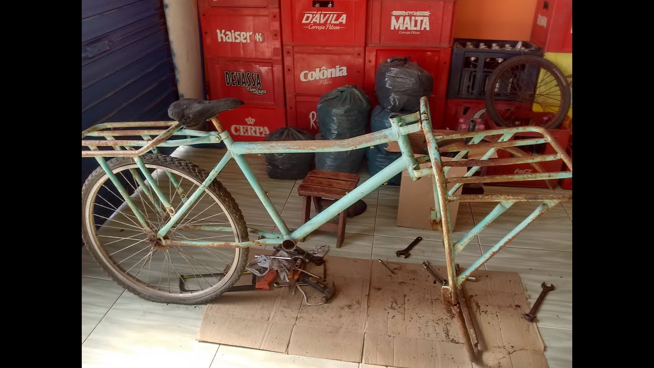 Reforma da bicicleta cargueira  !