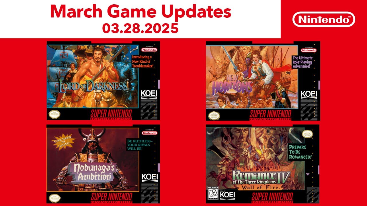 SUPER NES &ndash; March 2025 &ndash; Nintendo Switch Online