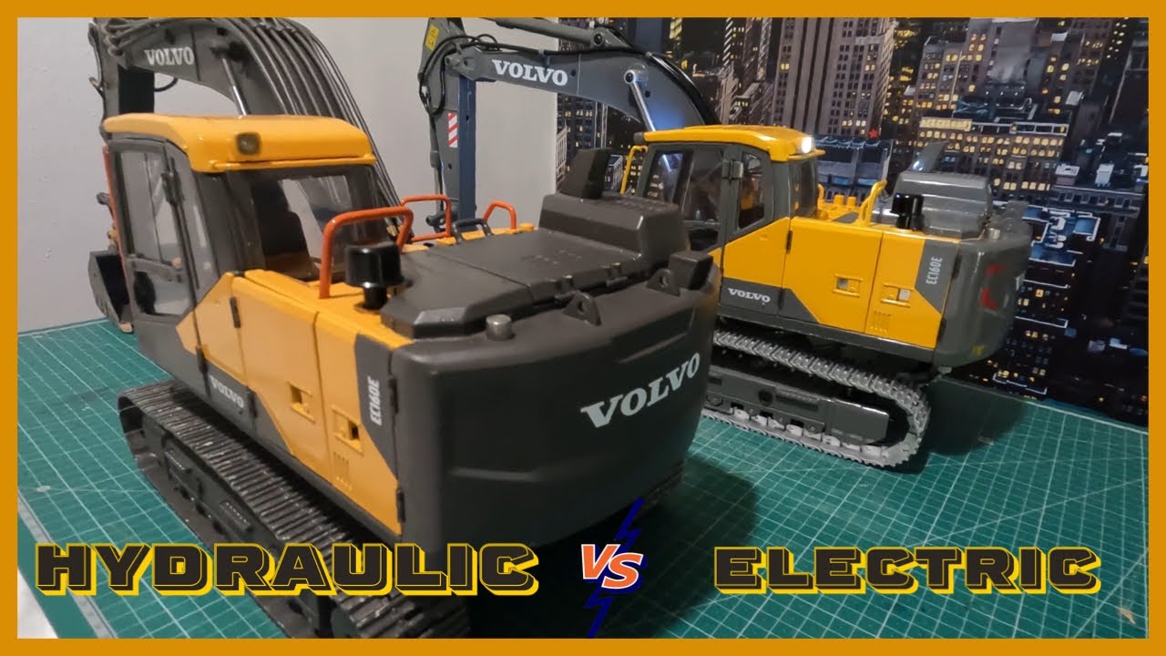 Volvo EC160E hidráulica VS eléctrica.para todo los gusto!