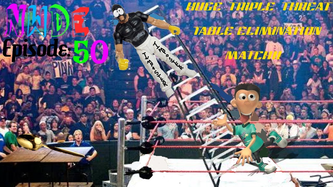 NWDE HARDCORE WRESTLING SERIES EPISODE 50: HUGE Triple Threat Table Elimination Match!!