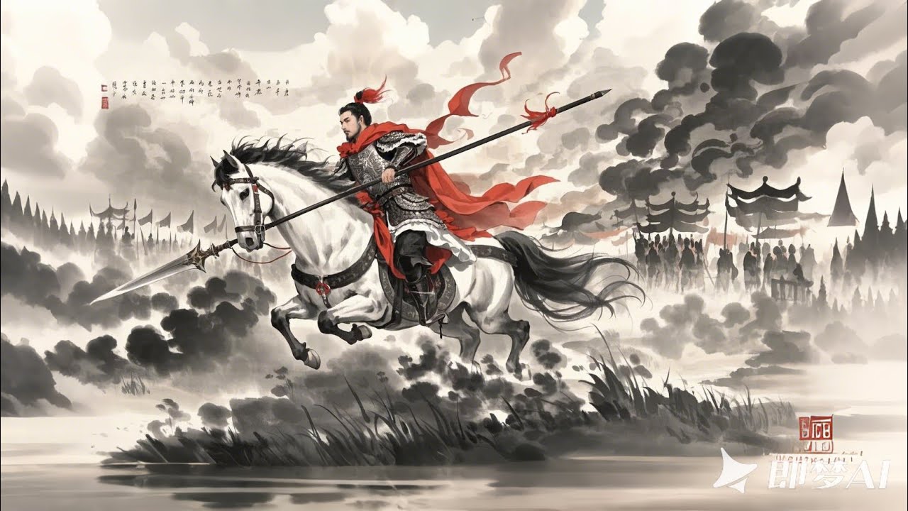 三国 《赵云无双》战歌三首 快节奏长坂坡战神的 高燃无双时刻#ai音乐 #国风古韵 #国风音乐 #赵云