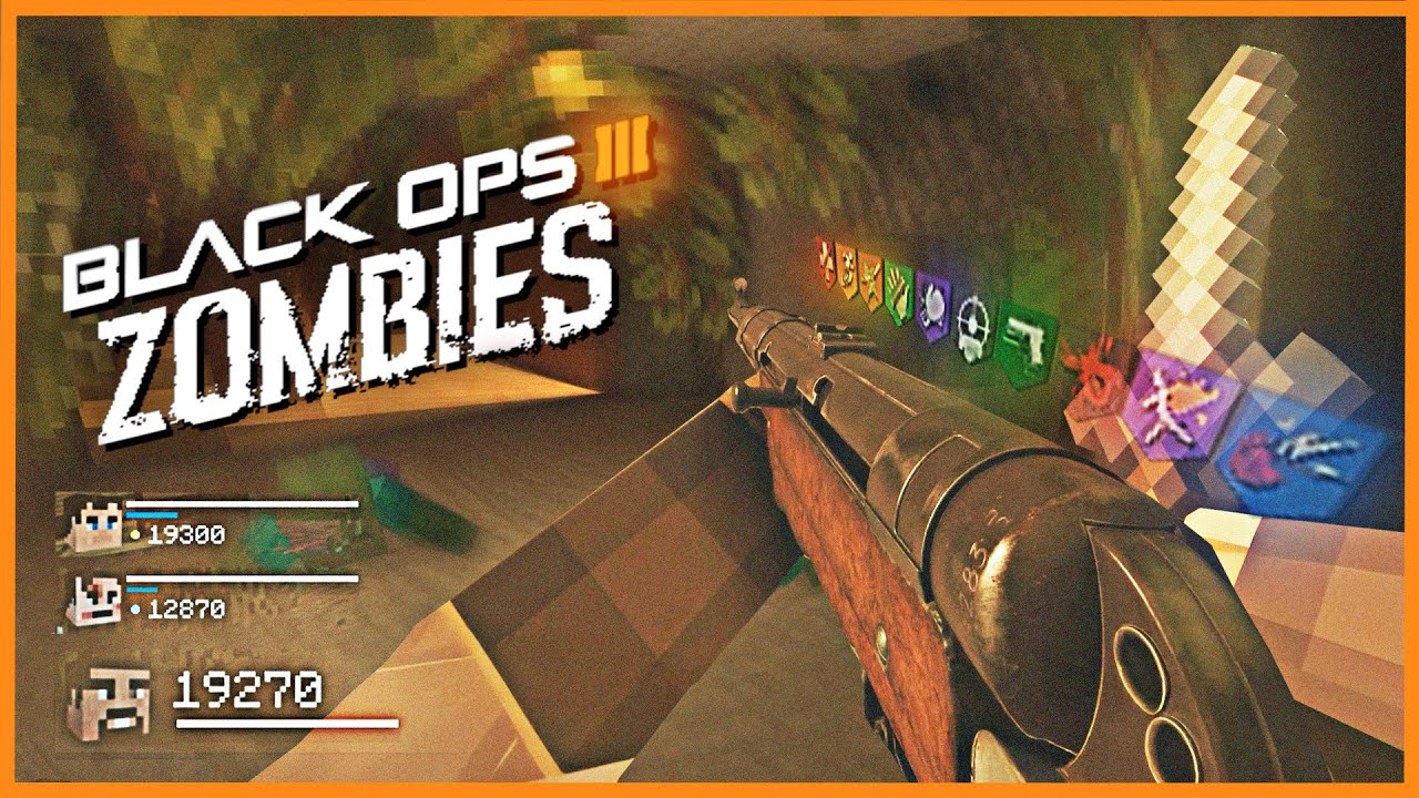 ZUMBIS num MUNDO de BLOCOS!! [BLOCKY WORLD: ESCAPE] - Custom Zombies #85