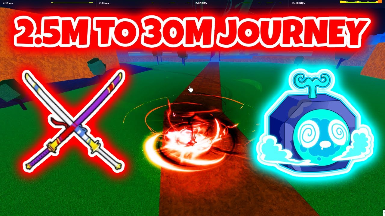 JOURNEY 30 MILLION Bounty in Blox Fruits!! PORTAL AND CDK