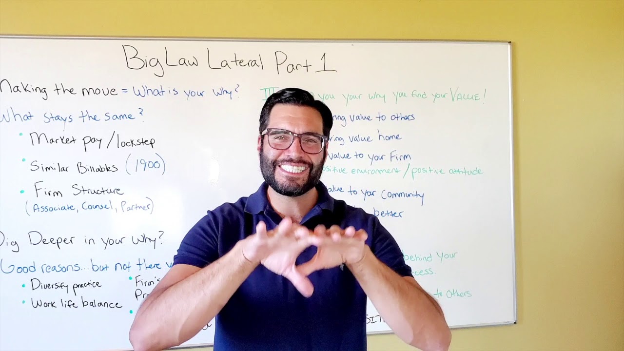Associate Minute: Big Law Lateral Move Part 1
