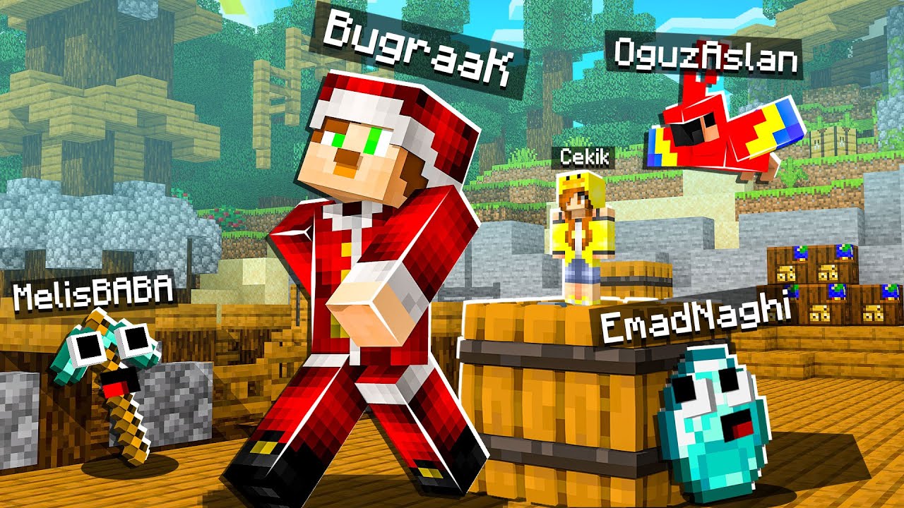 OYUNU BÜYÜCÜLER BASTI - Minecraft Saklambaç