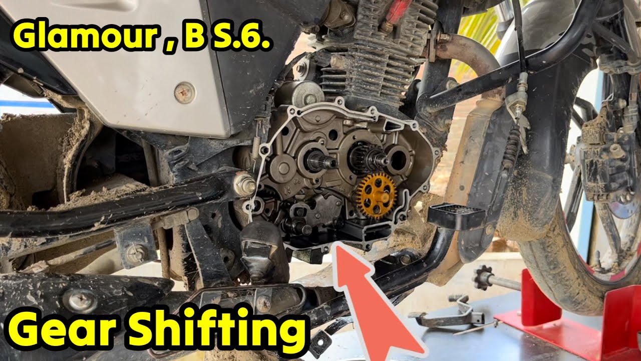 Gear अटकने की समस्या Hero glamour bs6 bike Gear Shifting // Qasim auto