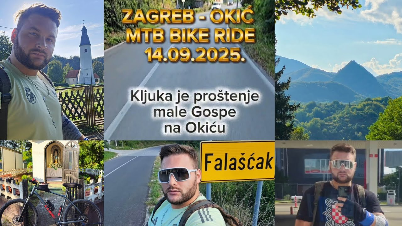 Bajkom 26km iz Zagreba na 403. tradicionalno okićko proštenje "Kljuka" 403y old Pilgrimage by bike✝️