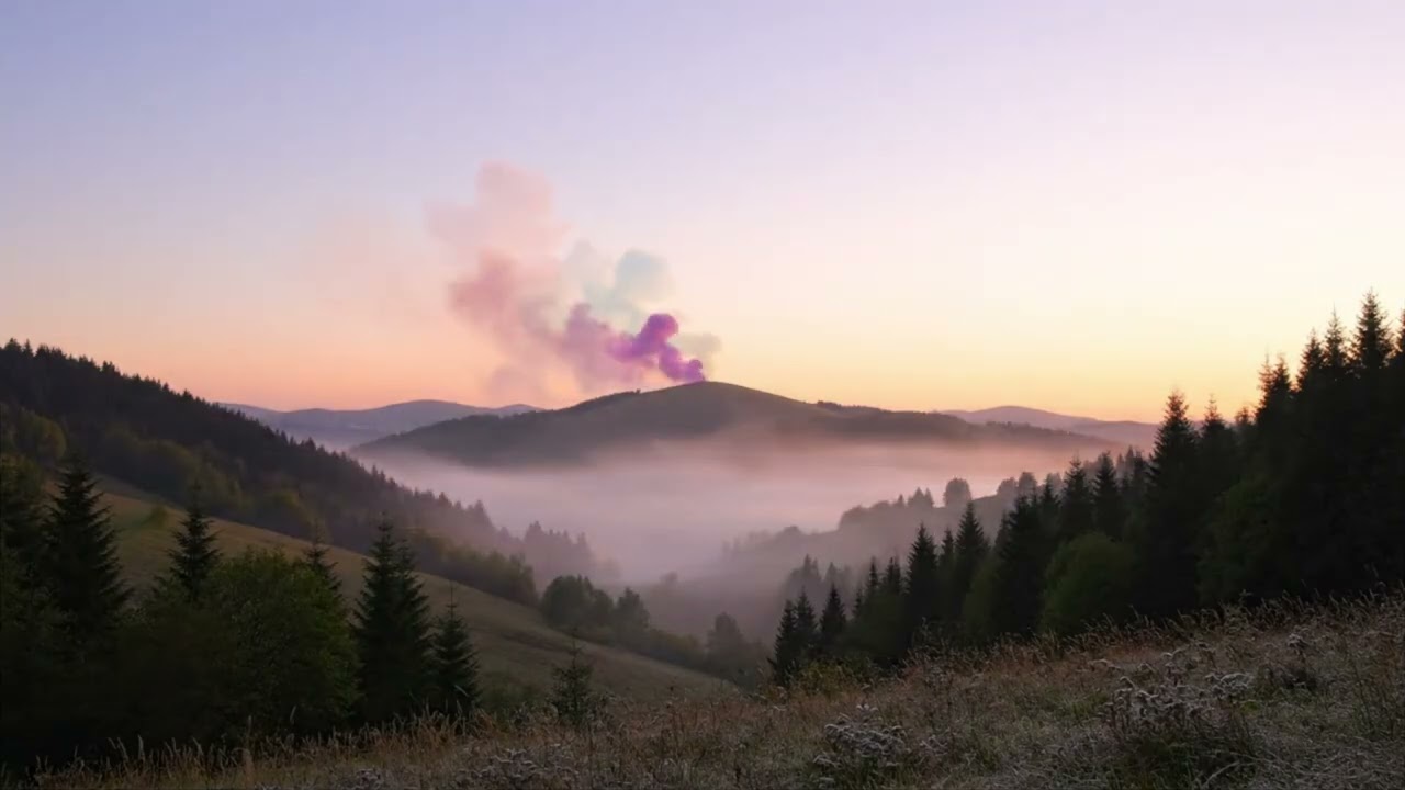 Stunning Views of Mountains with Relaxation Music