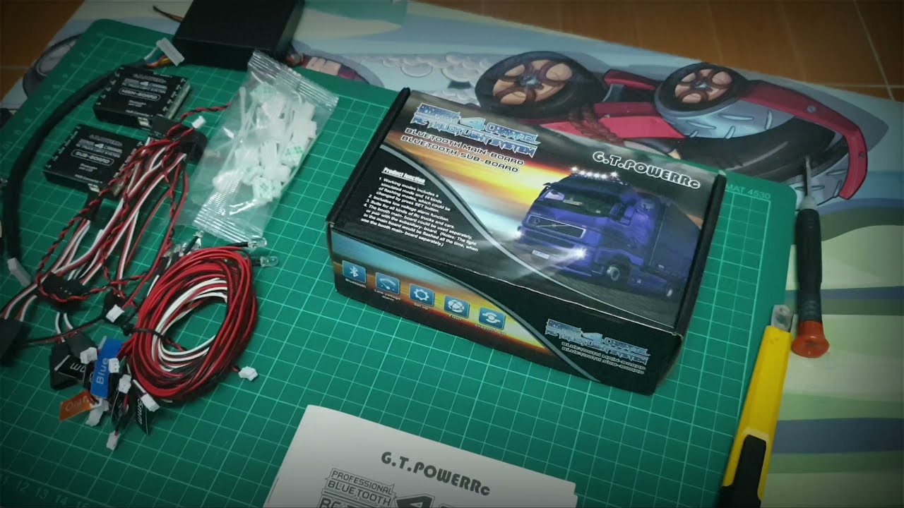 RC TRUCK LIGHT SYSTEM G.T.POWER Rc Professional Bluetooth