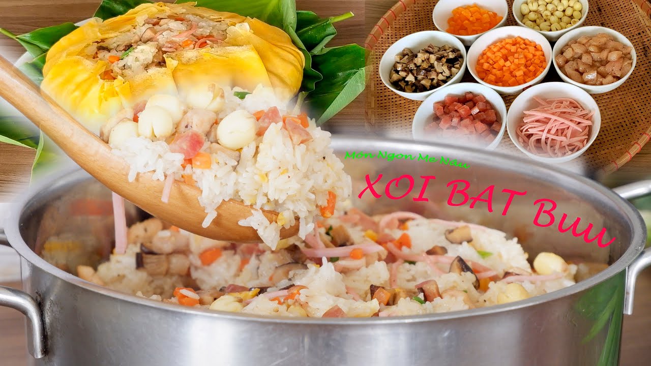 Nấu Xôi Bát Bửu Nhanh Gọn Cho Tiệc Gia Đình
