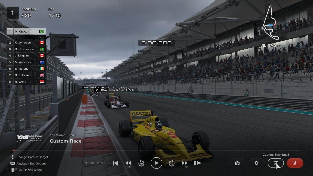 Gran Turismo 7: New UAE track! F3500 A  VS New F3500 B