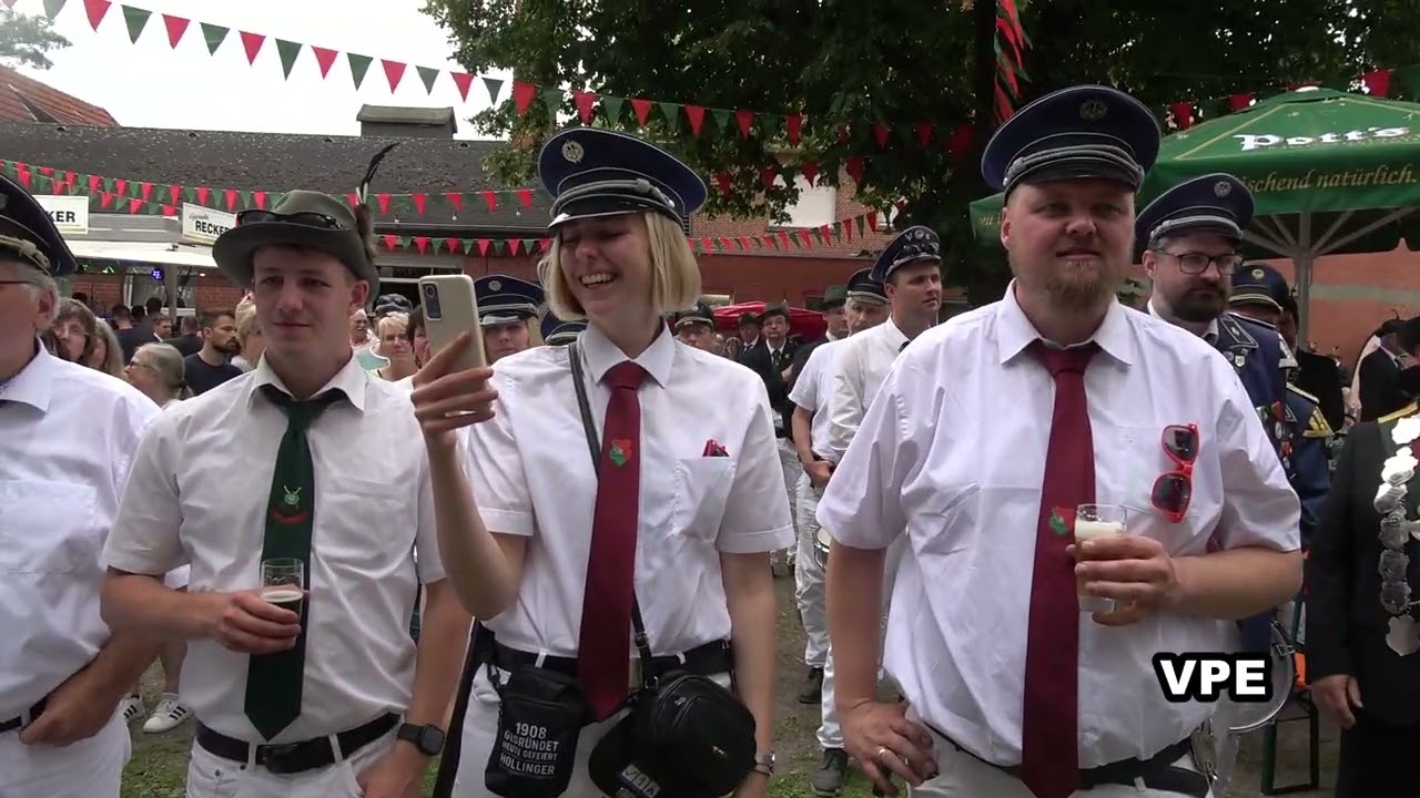 Schützenfest 2025 - Unter den Schützenstangen in Hollingen, Kolpinger und Westumer