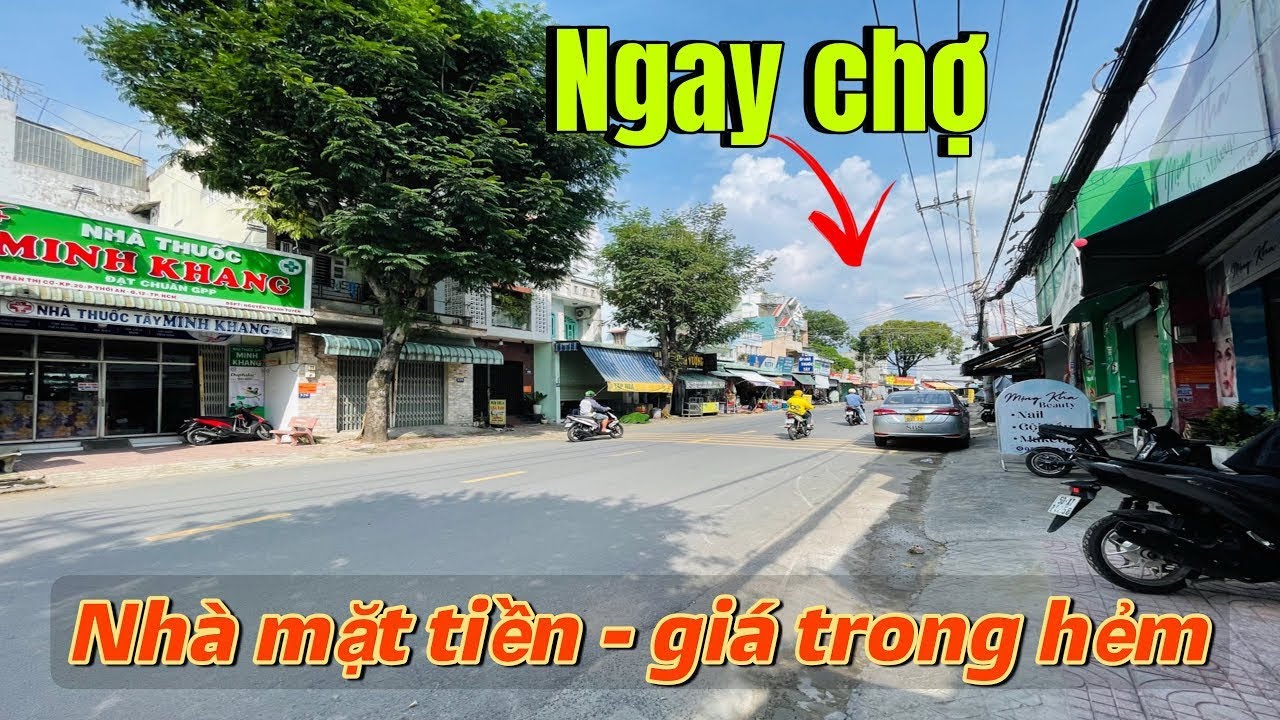 Nh&agrave; Mặt Tiền chợ Trần Thị Cờ quận 12- Kinh Doanh Thẩm Mỹ Viện, Nha Khoa,... Đa ngh&agrave;nh nghề đ&ocirc;ng đ&uacute;c