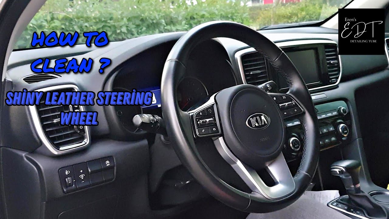 How To Clean Shiny Sticky Leather Steering Wheel