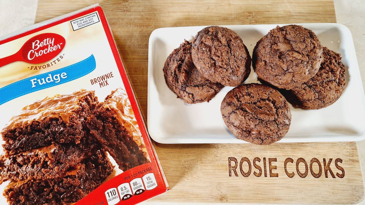 Easy Fudge Brownie Cookies