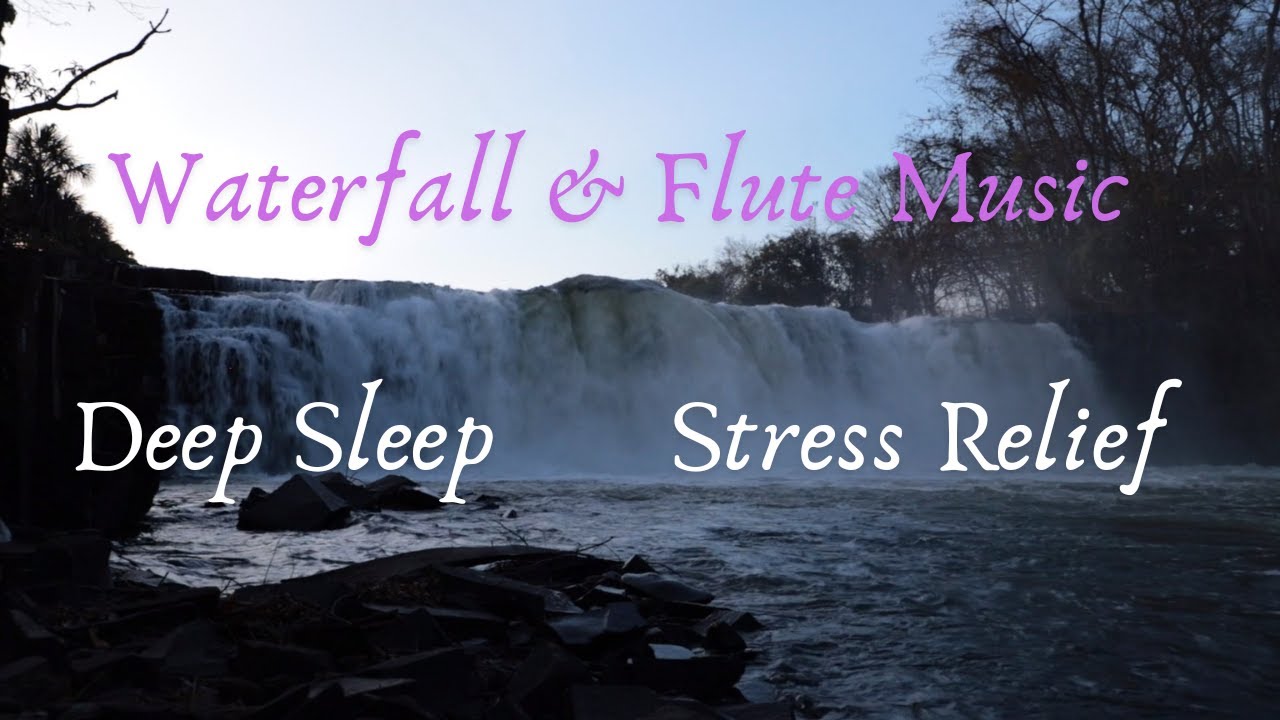 Waterfall & Zen Music 🎶 For Meditation, Deep Sleep, Healing, Stress Relief