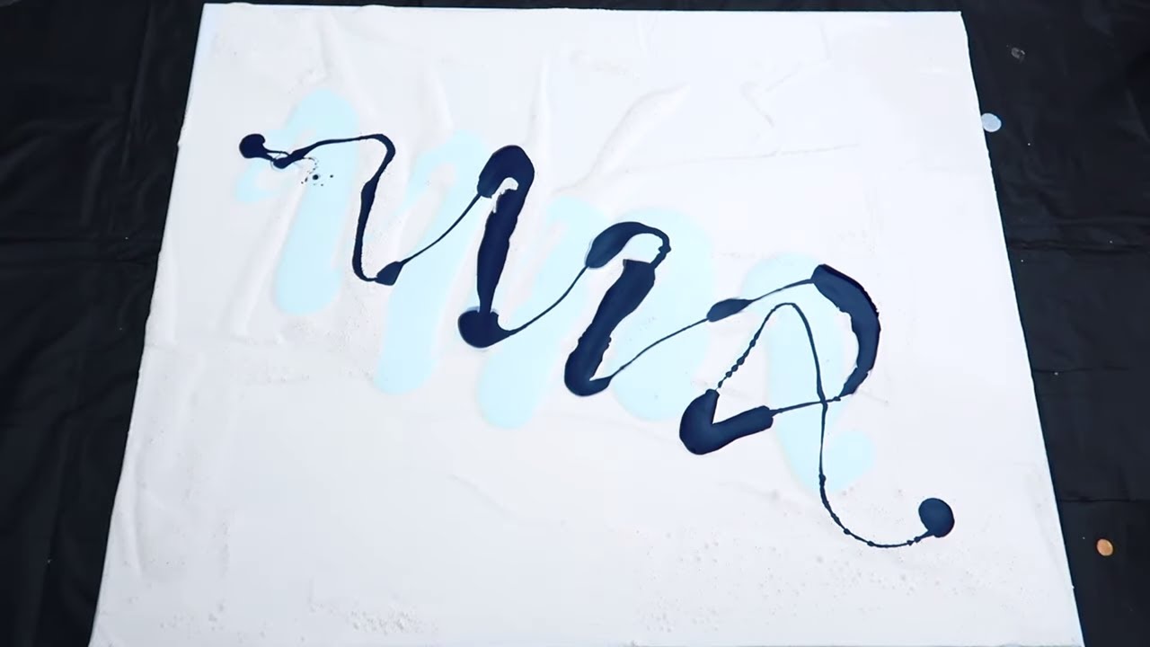 Large Canvas | DUTCH POUR | Acrylic| No Silicone