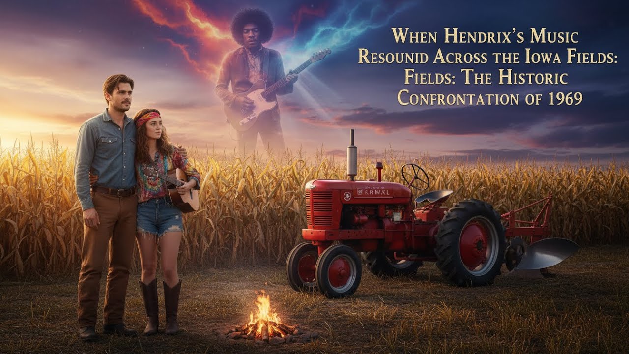 🎸 Hendrix’s Anthem Over Iowa Fields: The Historic 1969 Confrontation