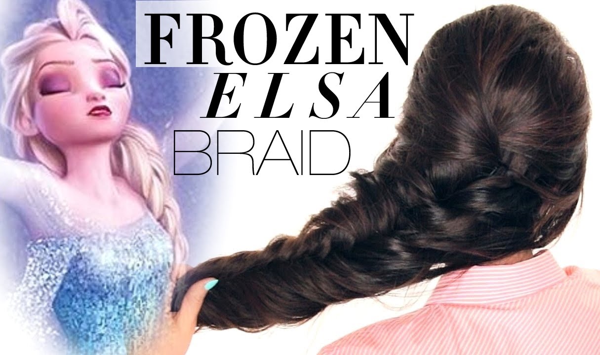 ★FROZEN reinvented ELSA BRAID HAIR TUTORIAL | Disney Hairstyles