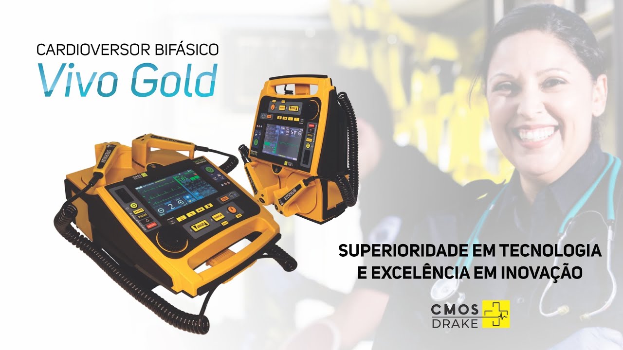 Cardioversor Bifásico Vivo Gold | CMOS DRAKE
