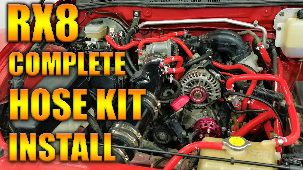 Mazda Rx8 Complete Coolant Hose Kit Install