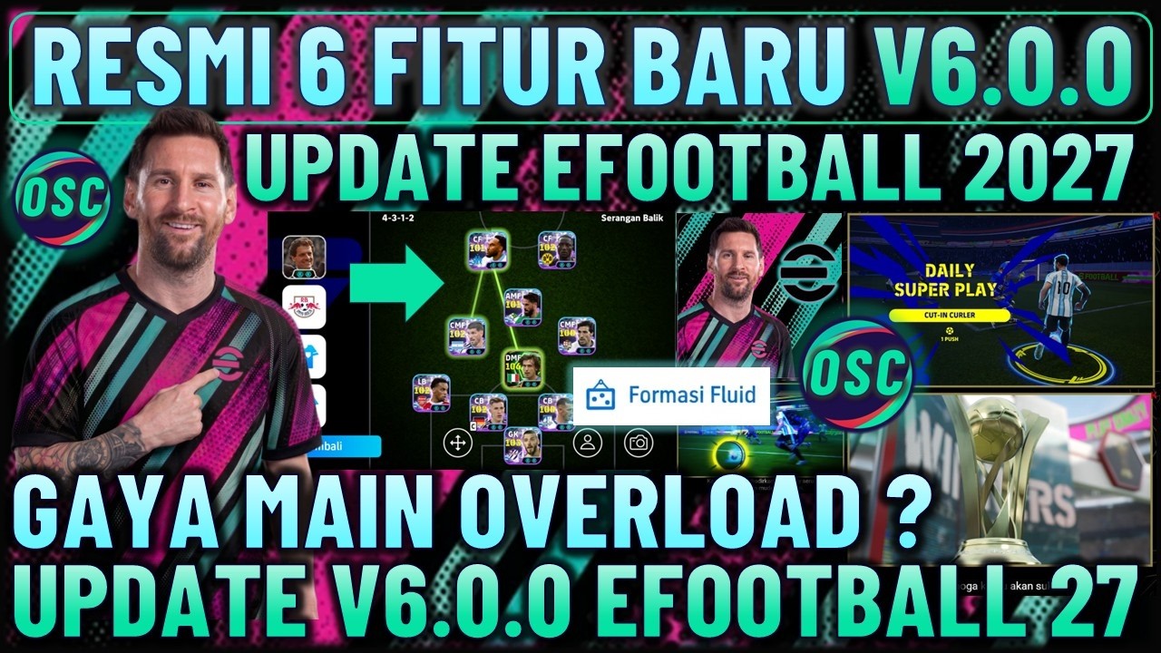 RESMI 6 FITUR BARU EFOOTBALL 2027 !! RESMI UPDATE V6.6.0 EFOOTBALL 2027 BANYAK FITUR BARU MENARIK.