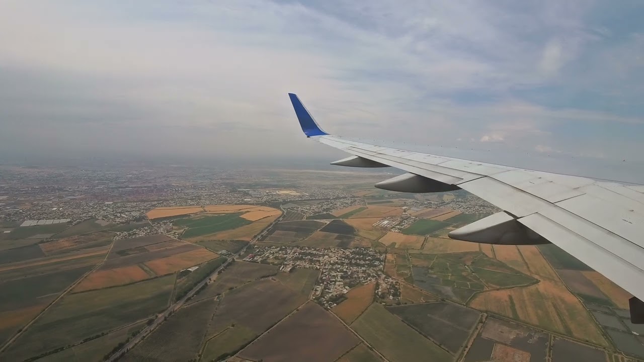 Посадка в аэропорту Ташкента на Boeing 757-300 авиакомпании Fly Khiva. Май 2025
