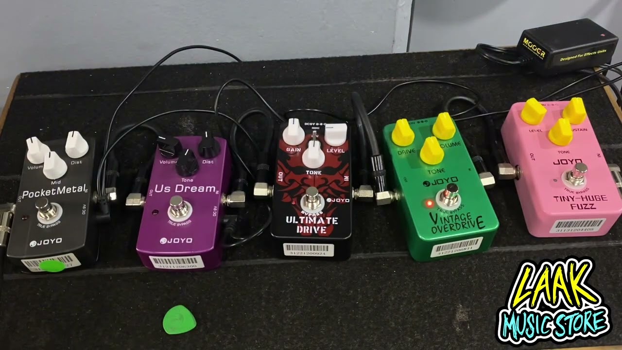 ¿QUÉ DIFERENCIA HAY ENTRE OVERDRIVE,FUZZ,DISTORSION Y HIGH GAIN? Con Joyo