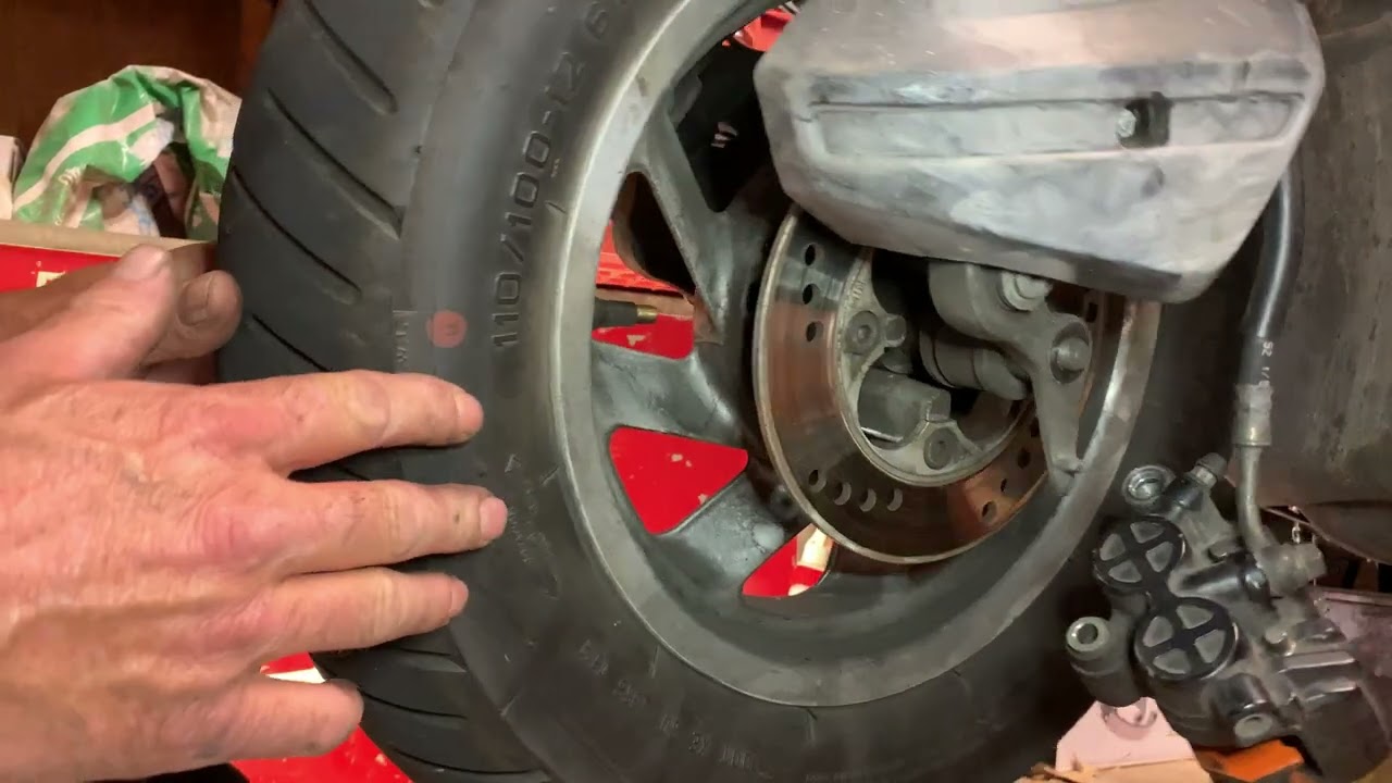 Honda helix removing front wheel