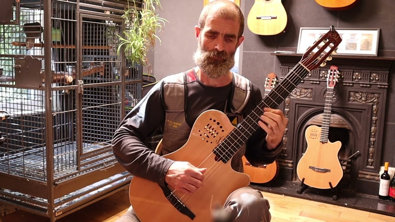 Classical Gas by  Mason Williams on a Godin Multiac Grand Concert Deluxe Guitar