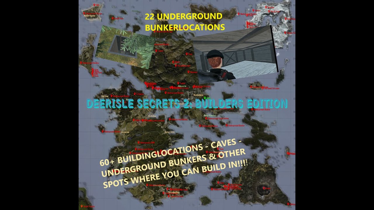 DAYZ SA - Deerisle Secrets 2: BUILDERS EDITION