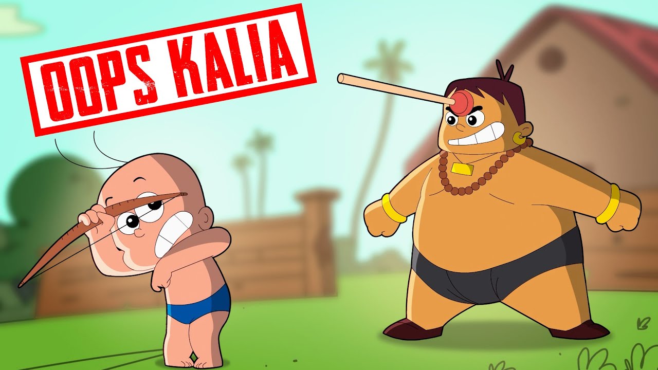 Kalia Ustaad - Raju's Aim Kalia's Pain 🤕 | Oops Kalia | Chatpat Cartoon For Kids | Funny Kids Videos