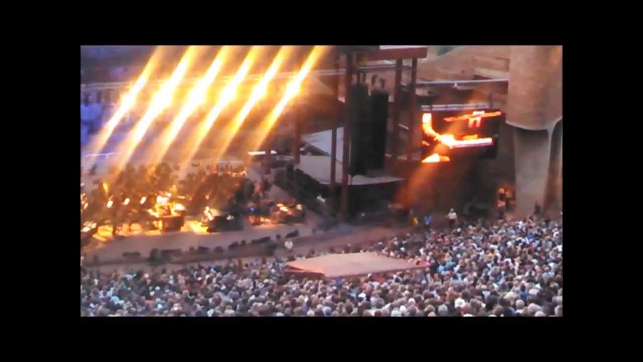 Josh Groban @ Red Rocks with the Colorado Symphony Orchestra 7/7/2013