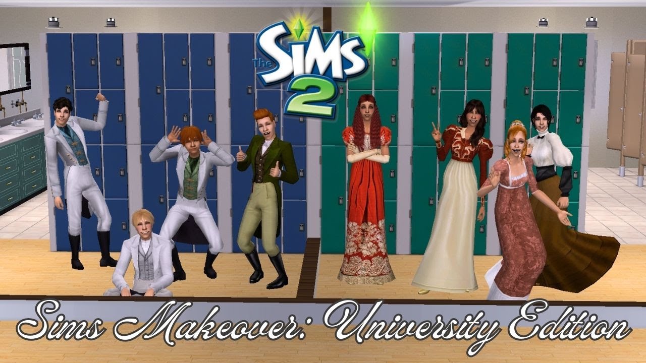 Sims 2 Makeover: University Edition| Sims 2 Gameplay No Commentary| Regency Era
